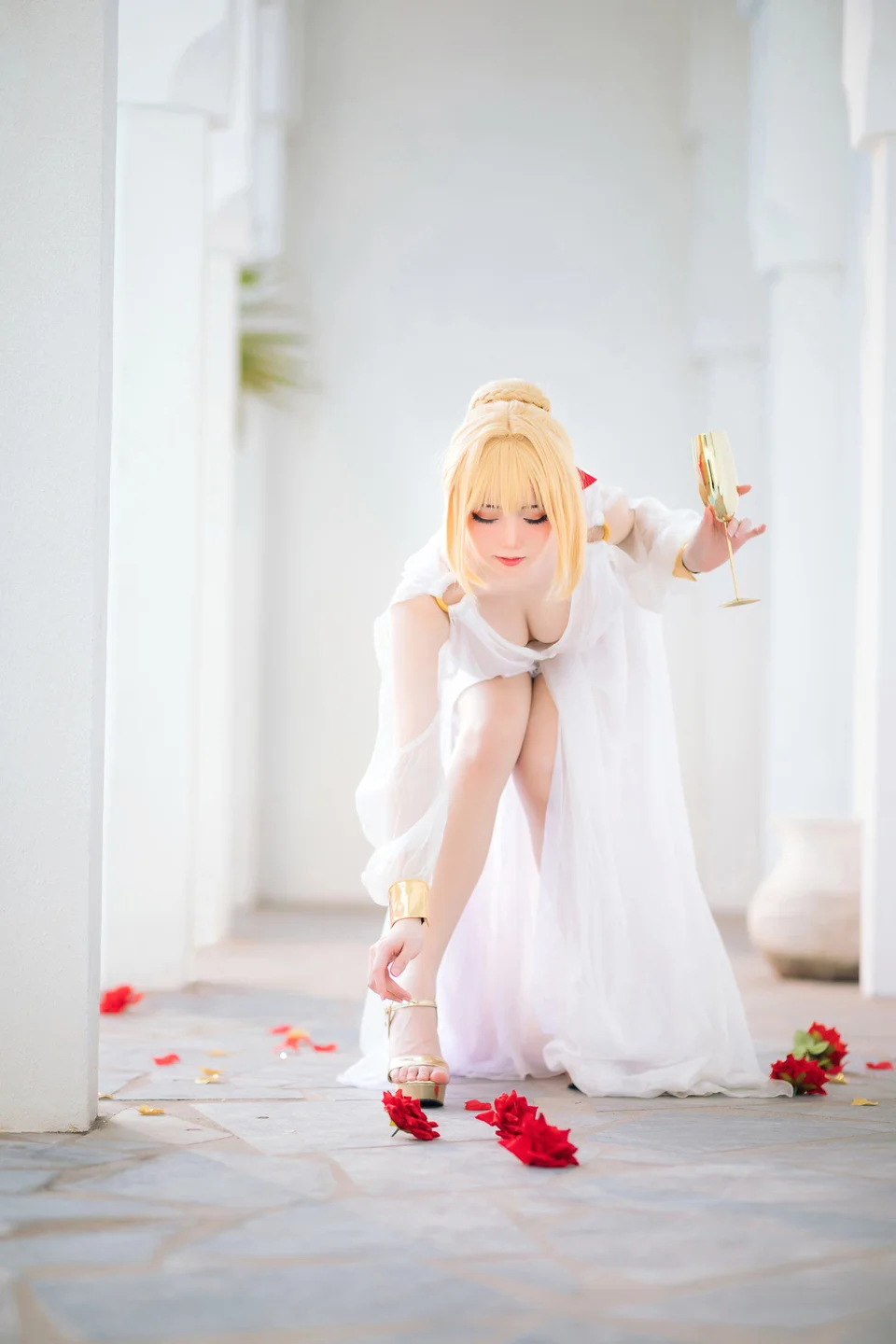 焖焖碳 - FGO·尼禄 礼服 [27P-270MB] tg@simisebaisi 【丝足阁】014.webp